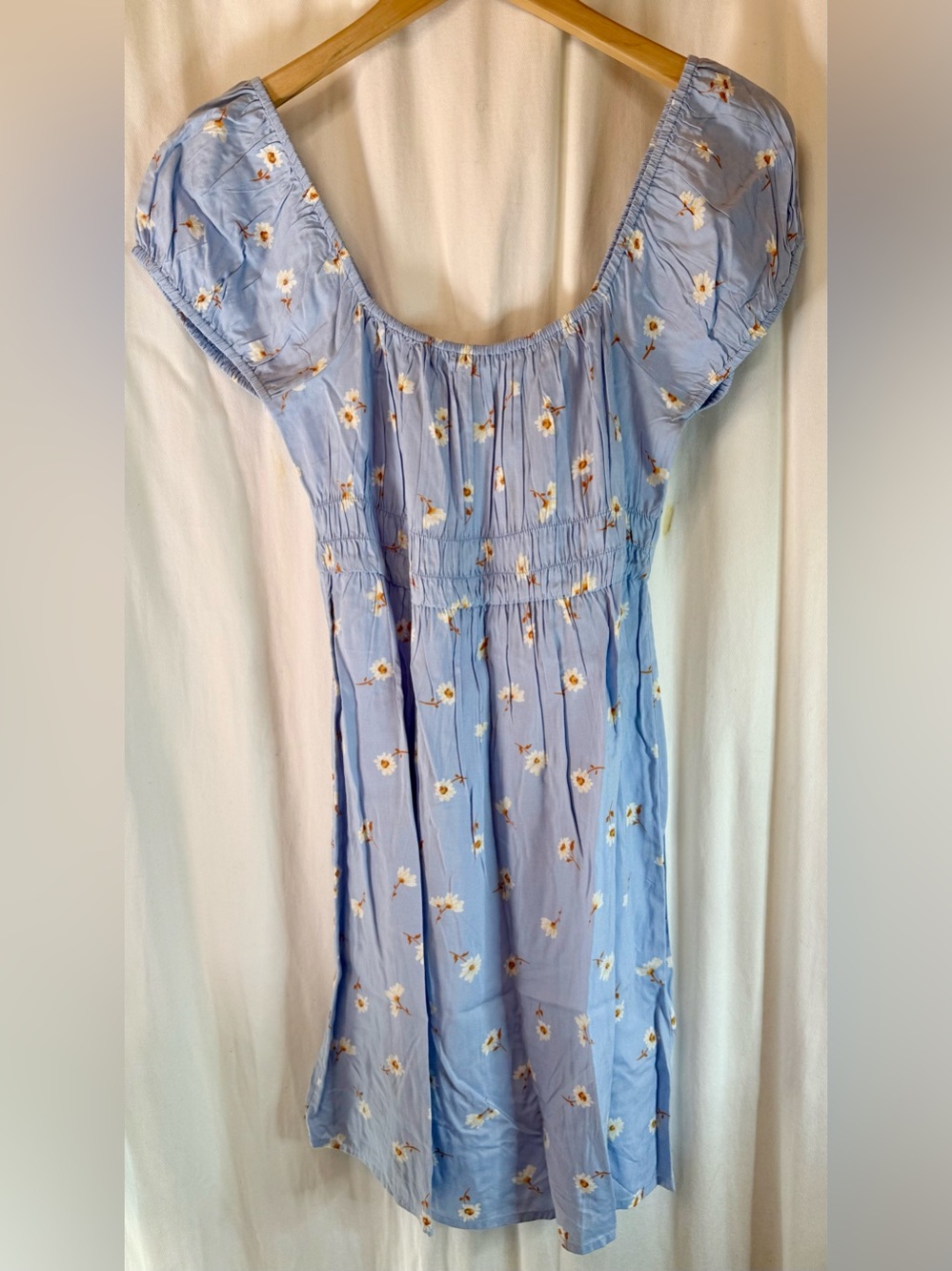 🌼Billabong Wildflower Floral Mini Dress Light Blue Daisy🌼